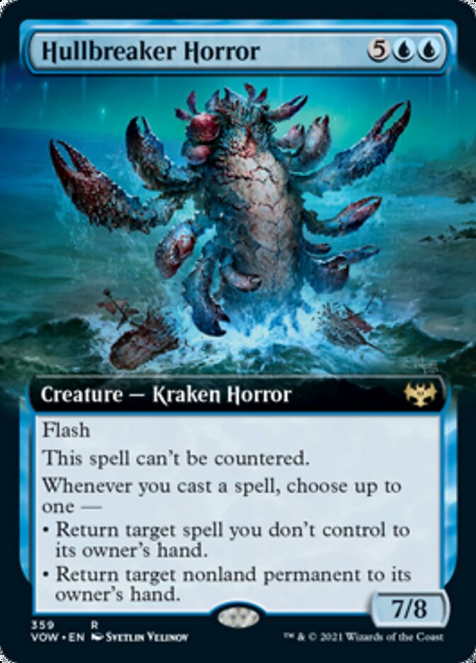 Hullbreaker Horror (Extended Art) [Innistrad: Crimson Vow] | Black Swamp Games