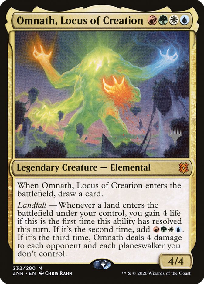 Omnath, Locus of Creation (Promo Pack) [Zendikar Rising Promos] | Black Swamp Games
