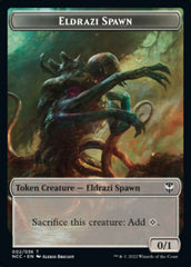 Eldrazi Spawn // Human Double-Sided Token [Streets of New Capenna Commander Tokens] | Black Swamp Games