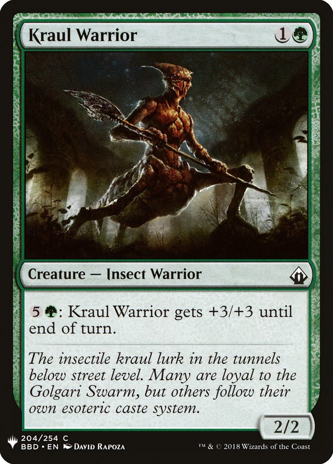 Kraul Warrior [Mystery Booster] | Black Swamp Games