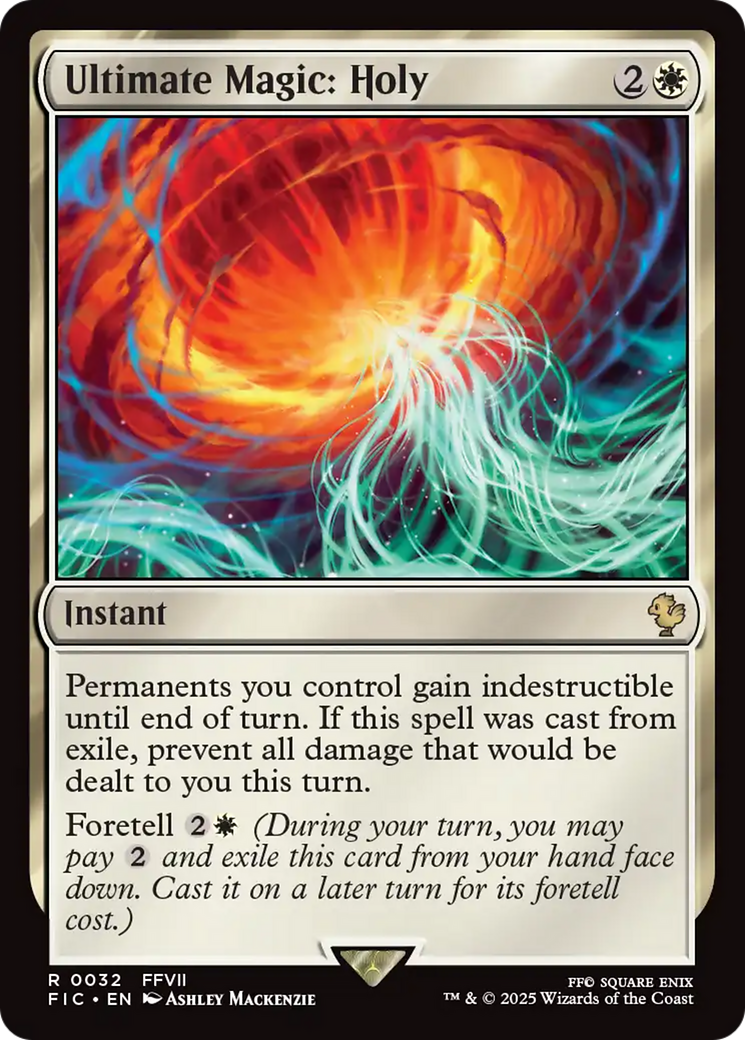 Ultimate Magic: Holy [FINAL FANTASY Commander] | Black Swamp Games