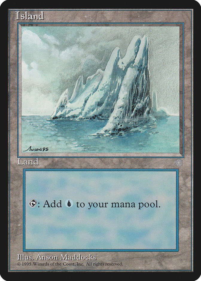 Island (No Birds / Signature on Left) [Ice Age] | Black Swamp Games