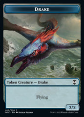 Zombie // Drake Double-Sided Token [Streets of New Capenna Commander Tokens] | Black Swamp Games