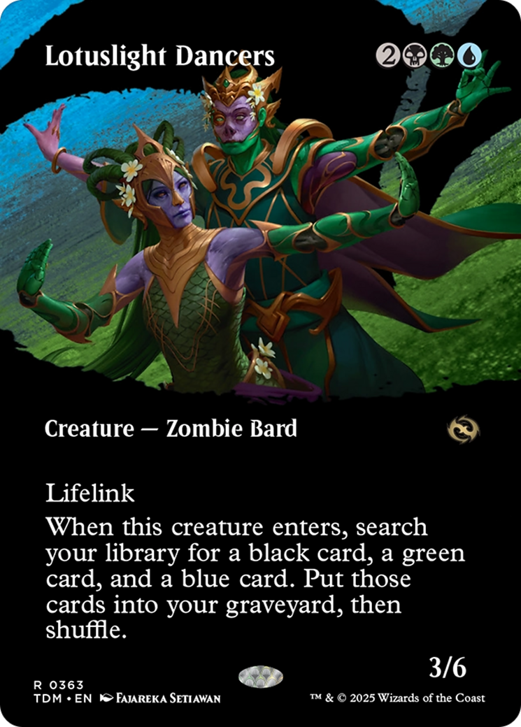 Lotuslight Dancers (Borderless) [Tarkir: Dragonstorm] | Black Swamp Games