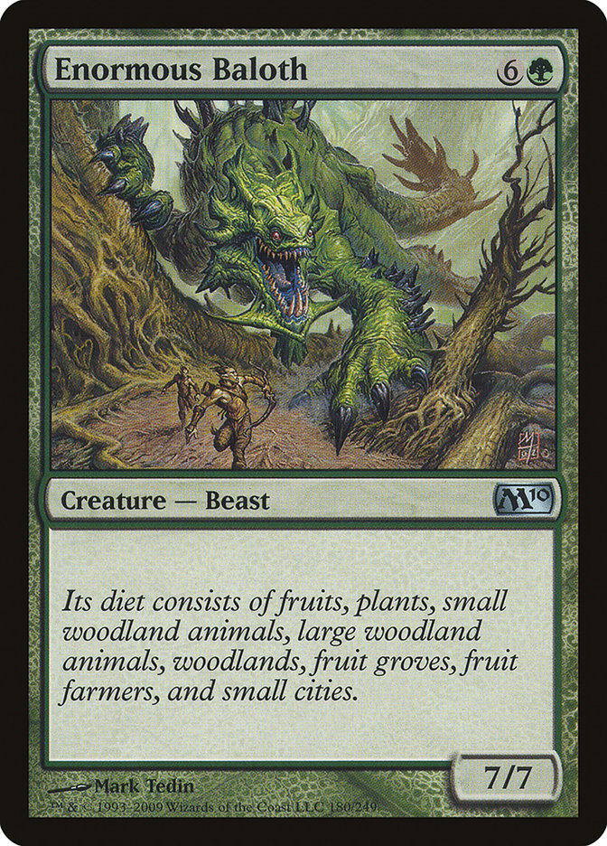 Enormous Baloth [Magic 2010] | Black Swamp Games