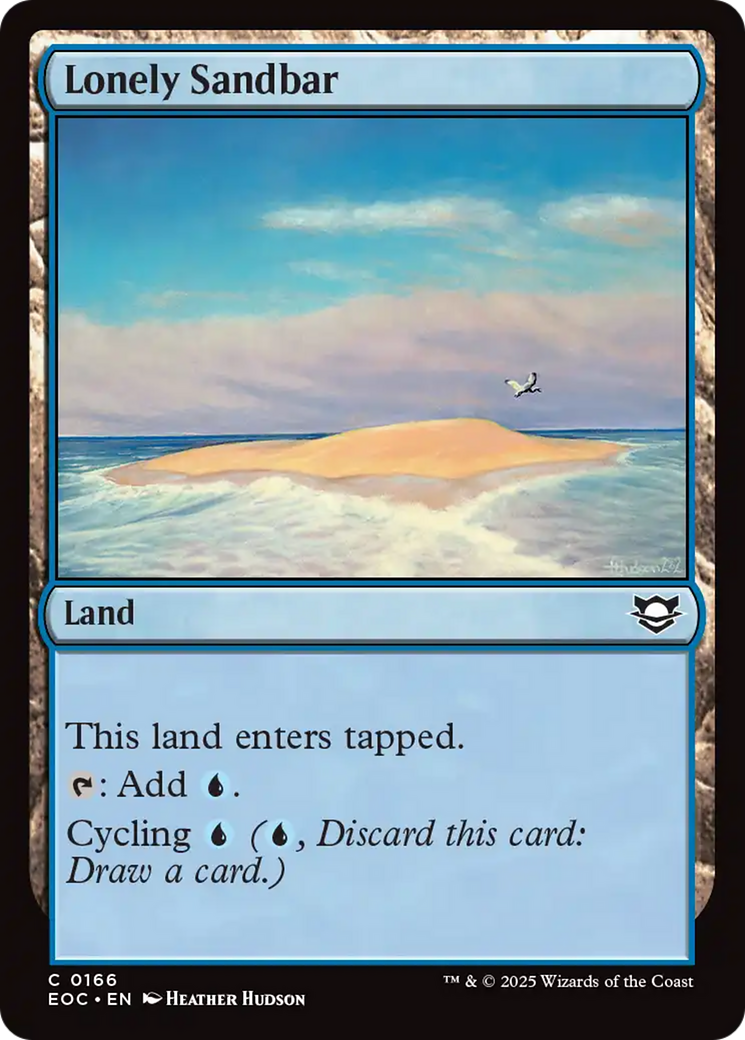 Lonely Sandbar [Edge of Eternities Commander] | Black Swamp Games