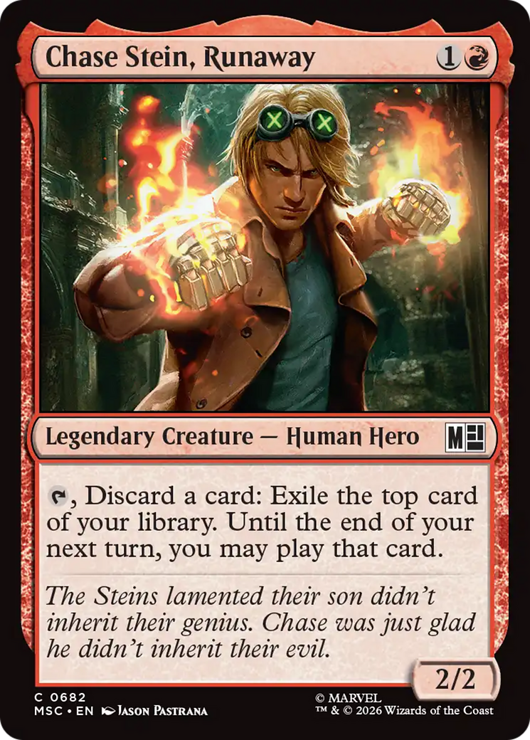 Chase Stein, Runaway [Marvel Super Heroes Commander] | Black Swamp Games