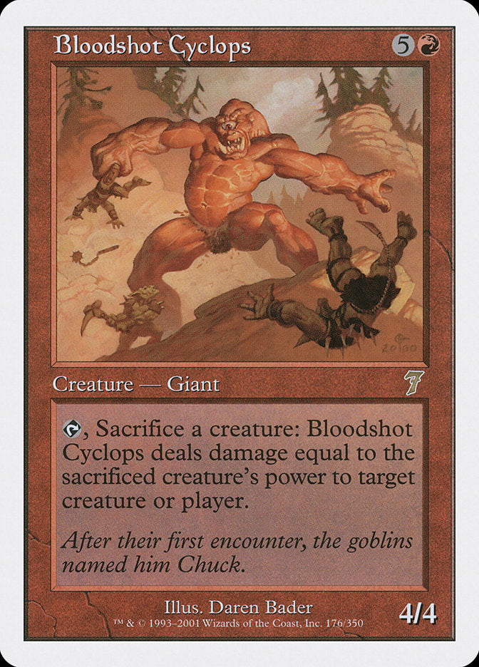 Bloodshot Cyclops [Seventh Edition] | Black Swamp Games