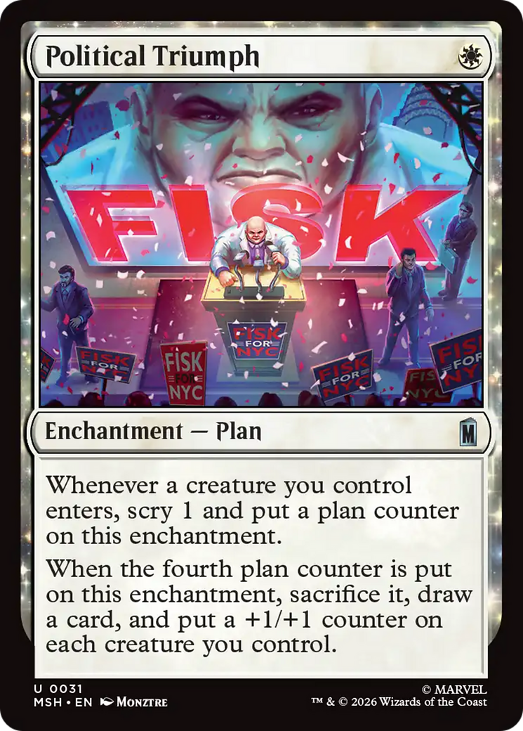 Political Triumph [Marvel Super Heroes] | Black Swamp Games