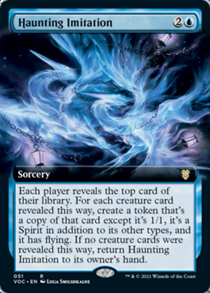 Haunting Imitation (Extended Art) [Innistrad: Crimson Vow Commander] | Black Swamp Games