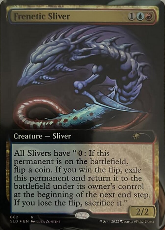 Frenetic Sliver (Extended Art) [Secret Lair Drop Promos] | Black Swamp Games