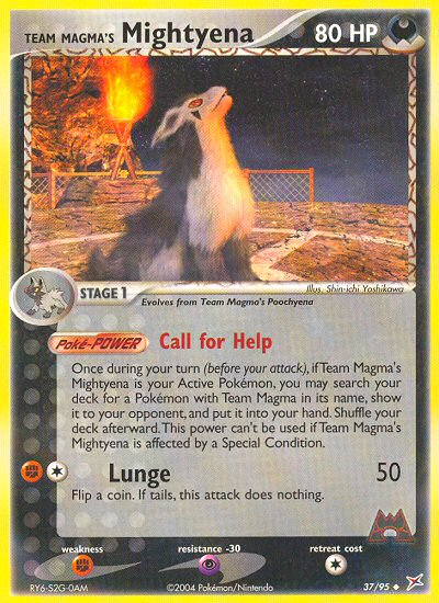 Team Magma's Mightyena (37/95) [EX: Team Magma vs Team Aqua] | Black Swamp Games