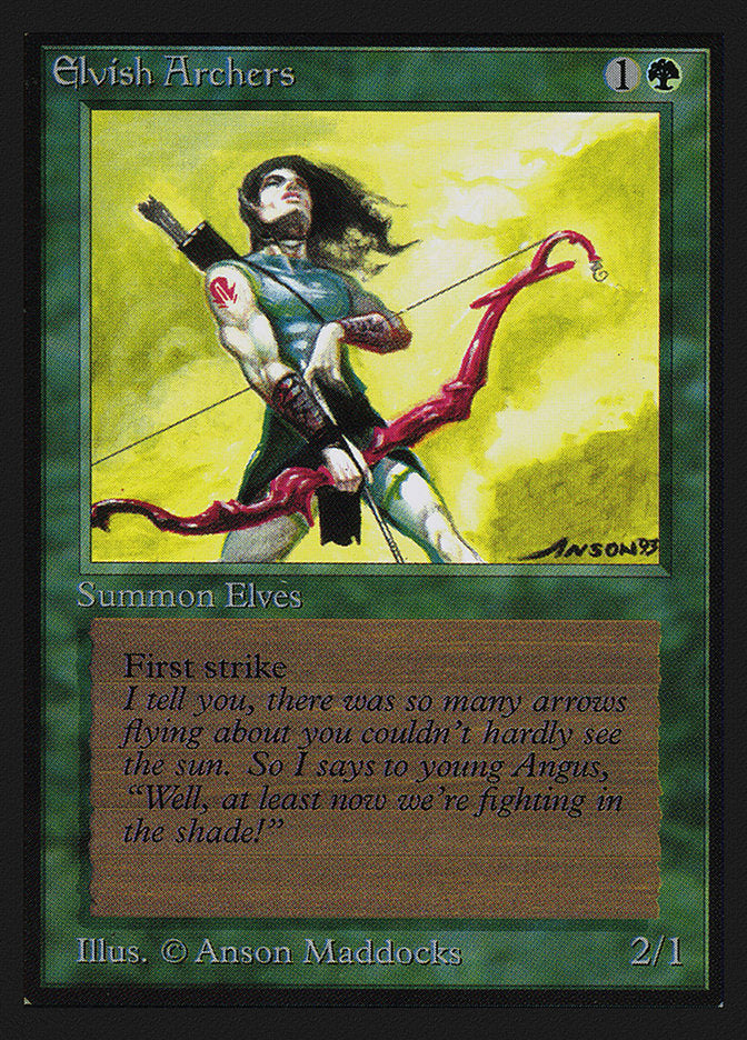 Elvish Archers [Collectors' Edition] | Black Swamp Games