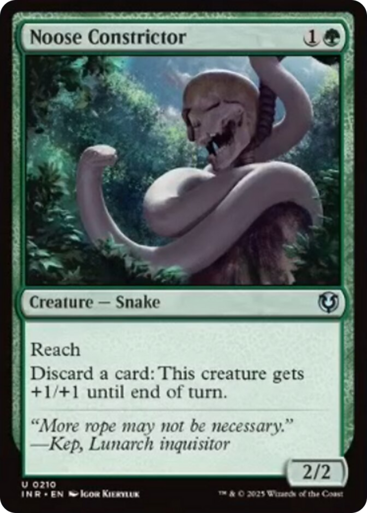 Noose Constrictor [Innistrad Remastered] | Black Swamp Games