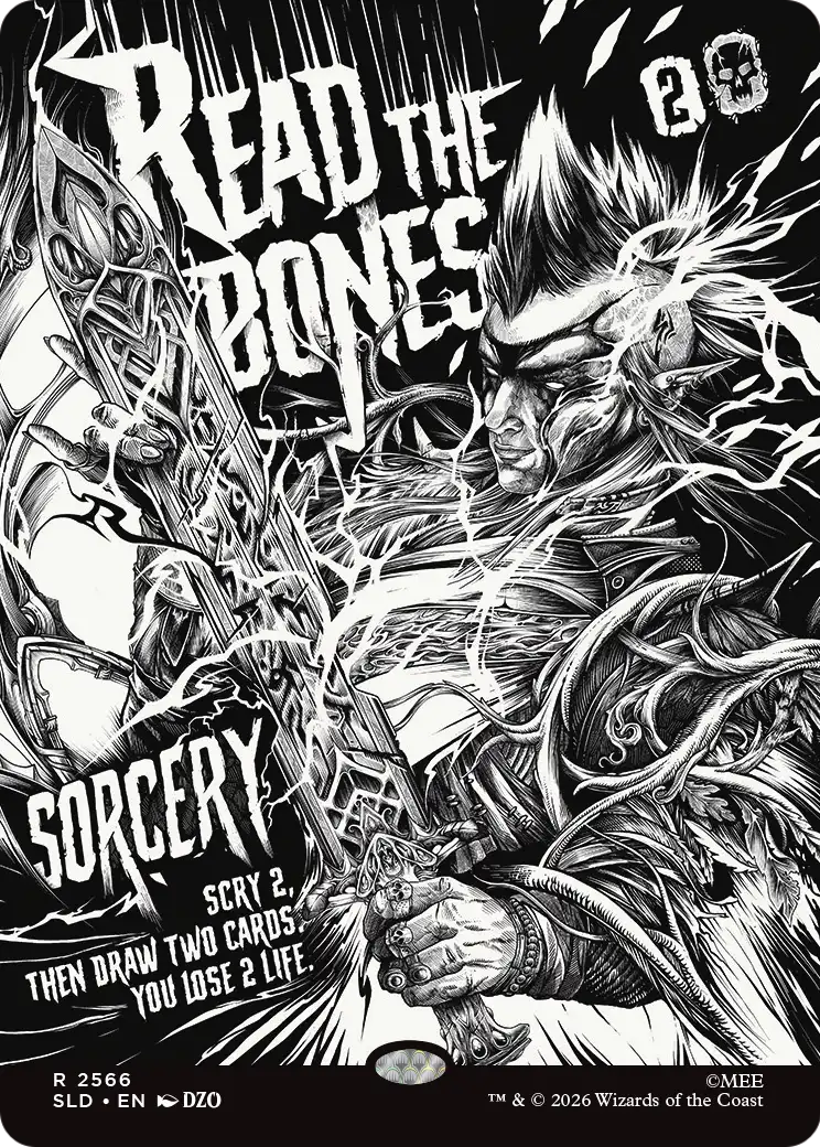 Read the Bones (2566) [Secret Lair Drop Series] | Black Swamp Games