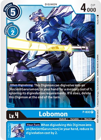 Lobomon [P-030] (Revision Pack 2021) [Promotional Cards] | Black Swamp Games