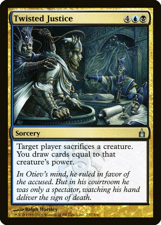 Twisted Justice [Ravnica: City of Guilds] | Black Swamp Games