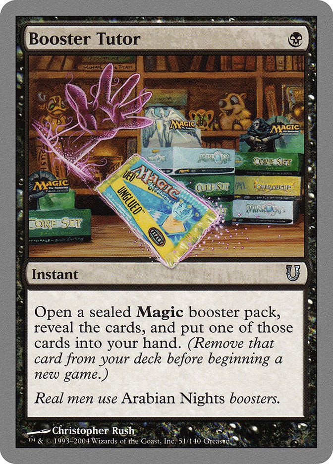 Booster Tutor [Unhinged] | Black Swamp Games