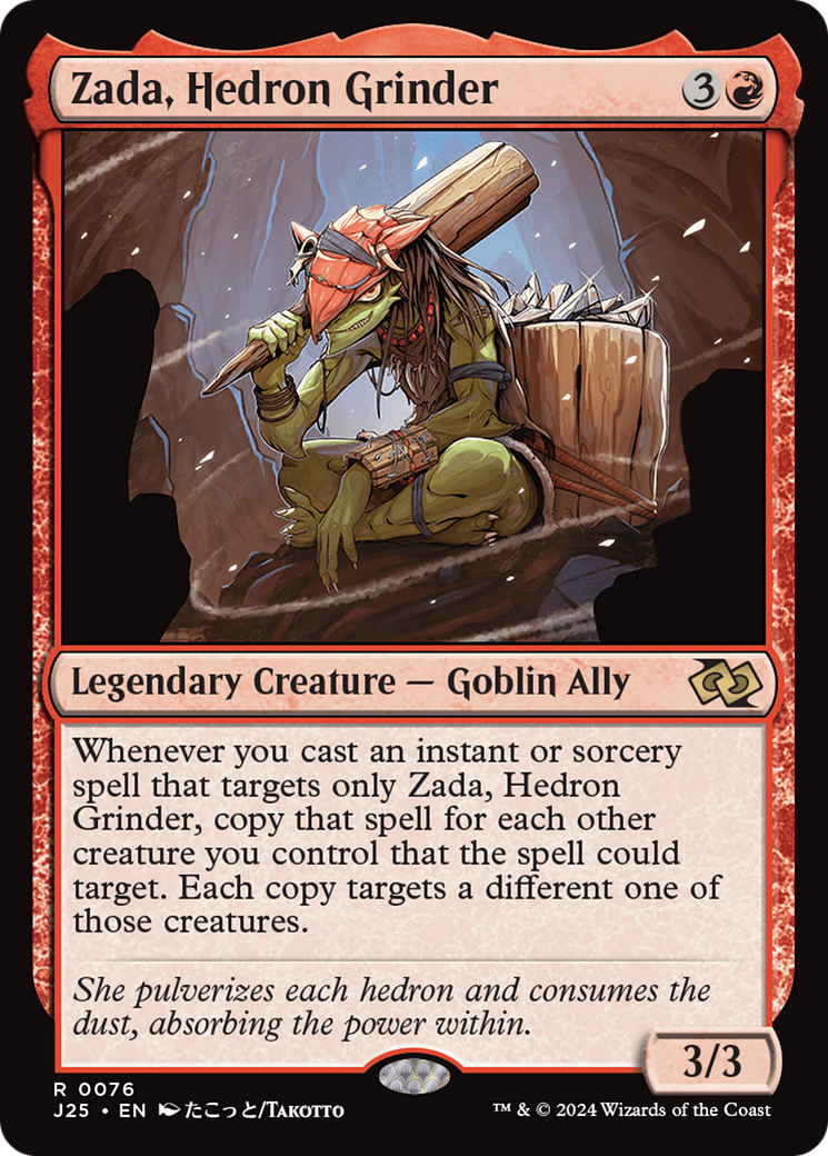 Zada, Hedron Grinder (Anime) [Foundations Jumpstart] | Black Swamp Games