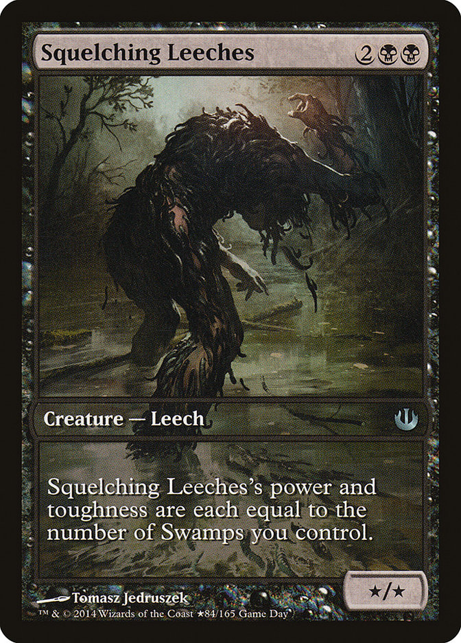Squelching Leeches (Game Day) [Journey into Nyx Promos] | Black Swamp Games