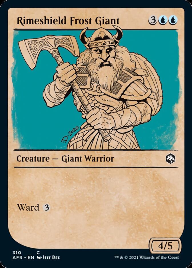 Rimeshield Frost Giant (Showcase) [Dungeons & Dragons: Adventures in the Forgotten Realms] | Black Swamp Games