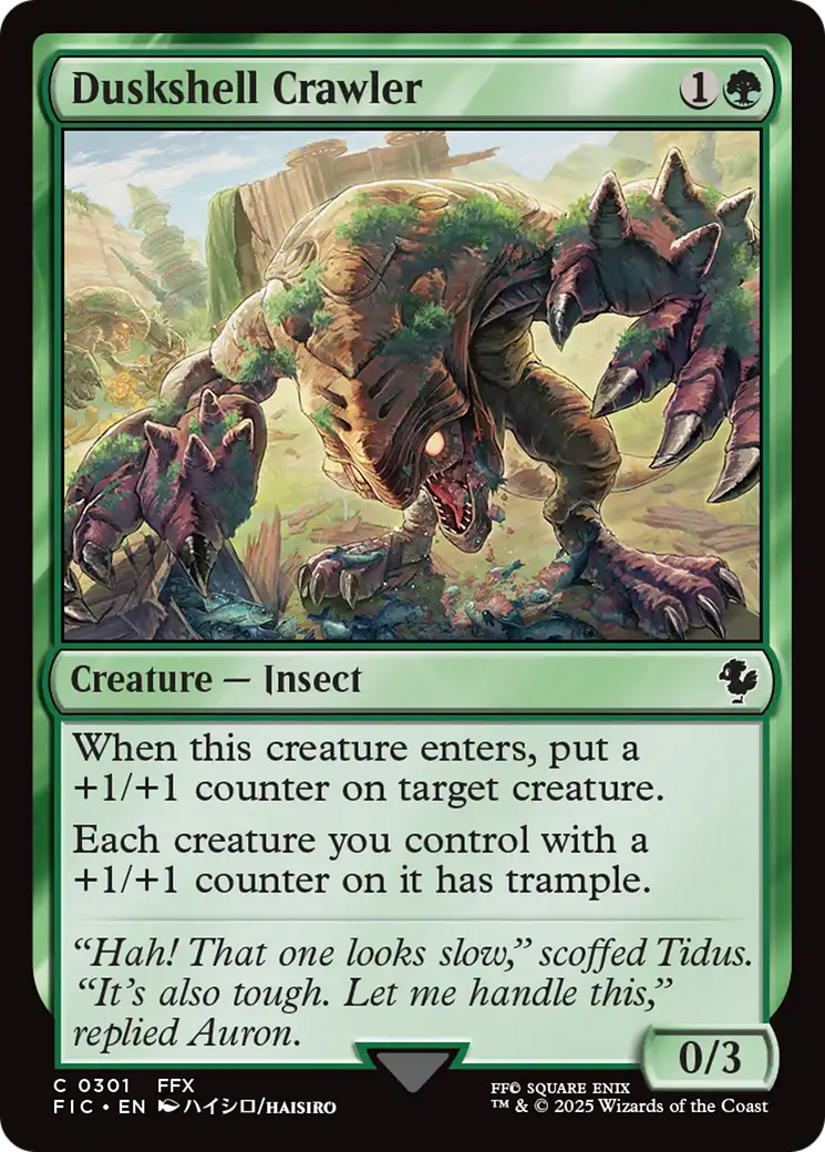 Duskshell Crawler [FINAL FANTASY Commander] | Black Swamp Games
