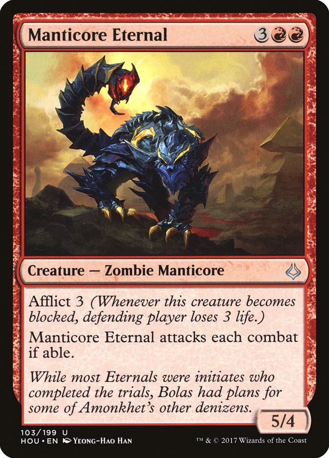 Manticore Eternal [Hour of Devastation] | Black Swamp Games