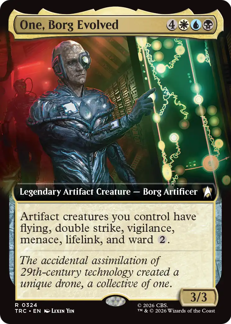 One, Borg Evolved (Extended Art) [Star Trek Commander] | Black Swamp Games