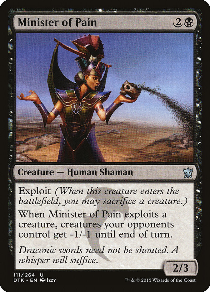 Minister of Pain [Dragons of Tarkir] | Black Swamp Games