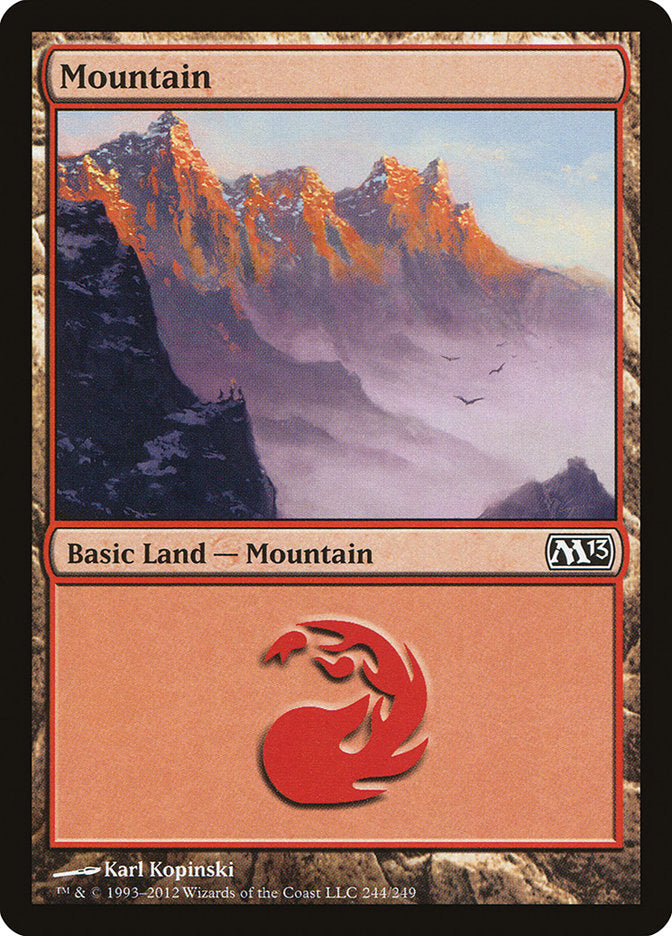 Mountain (244) [Magic 2013] | Black Swamp Games