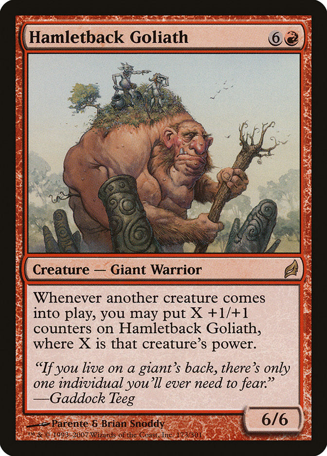 Hamletback Goliath [Lorwyn] | Black Swamp Games
