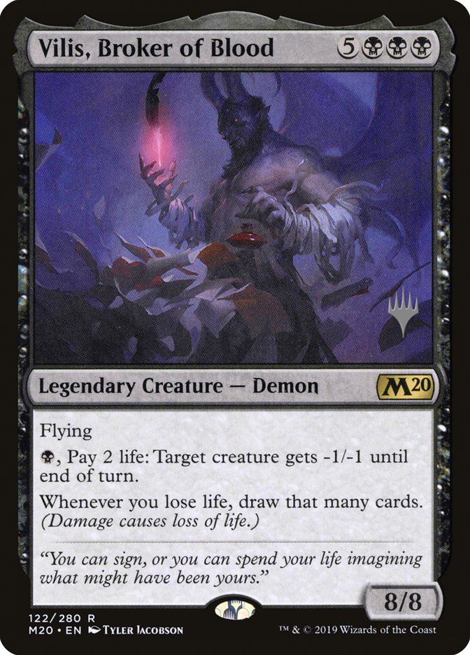 Vilis, Broker of Blood (Promo Pack) [Core Set 2020 Promos] | Black Swamp Games