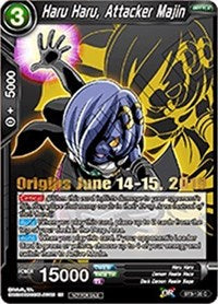 Haru Haru, Attacker Majin (Origins 2019) (BT3-120_PR) [Tournament Promotion Cards] | Black Swamp Games