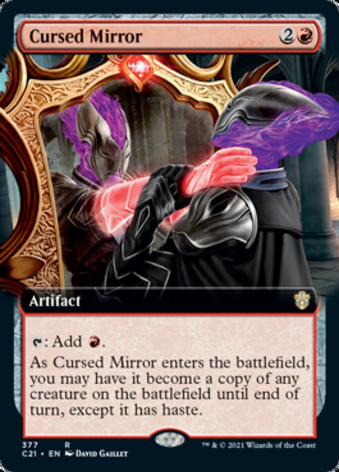 Cursed Mirror (Extended Art) [Commander 2021] | Black Swamp Games