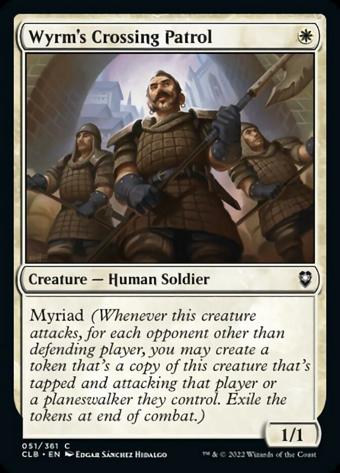 Wyrm's Crossing Patrol [Commander Legends: Battle for Baldur's Gate] | Black Swamp Games