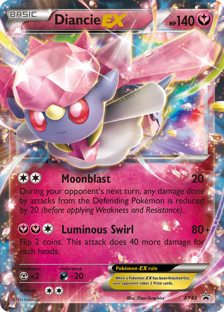 Diancie EX (XY43) [XY: Black Star Promos] | Black Swamp Games