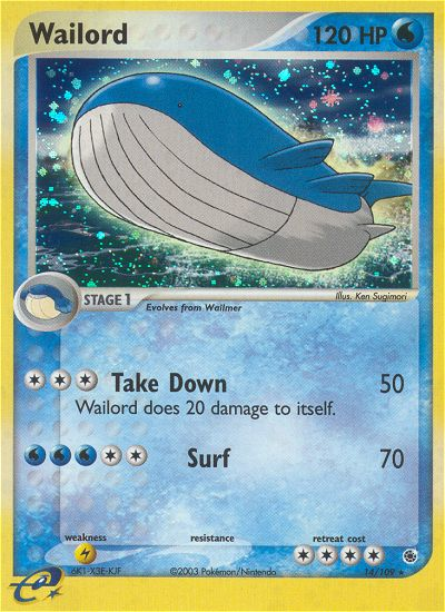 Wailord (14/109) [EX: Ruby & Sapphire] | Black Swamp Games