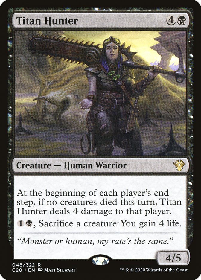 Titan Hunter [Commander 2020] | Black Swamp Games