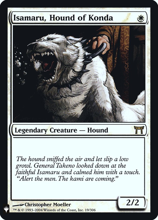 Isamaru, Hound of Konda [Mystery Booster] | Black Swamp Games