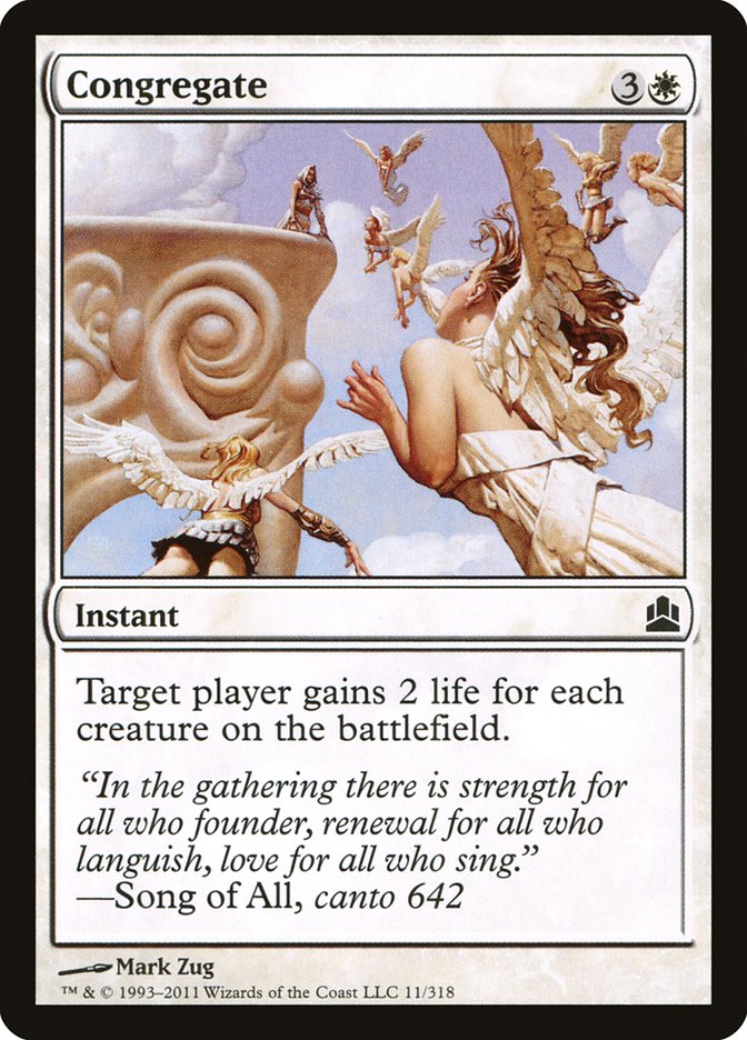 Congregate [Commander 2011] | Black Swamp Games