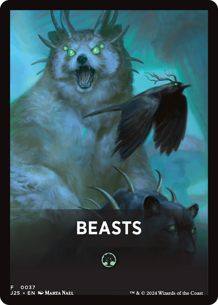 Beasts Theme Card [Foundations Jumpstart Front Cards] | Black Swamp Games