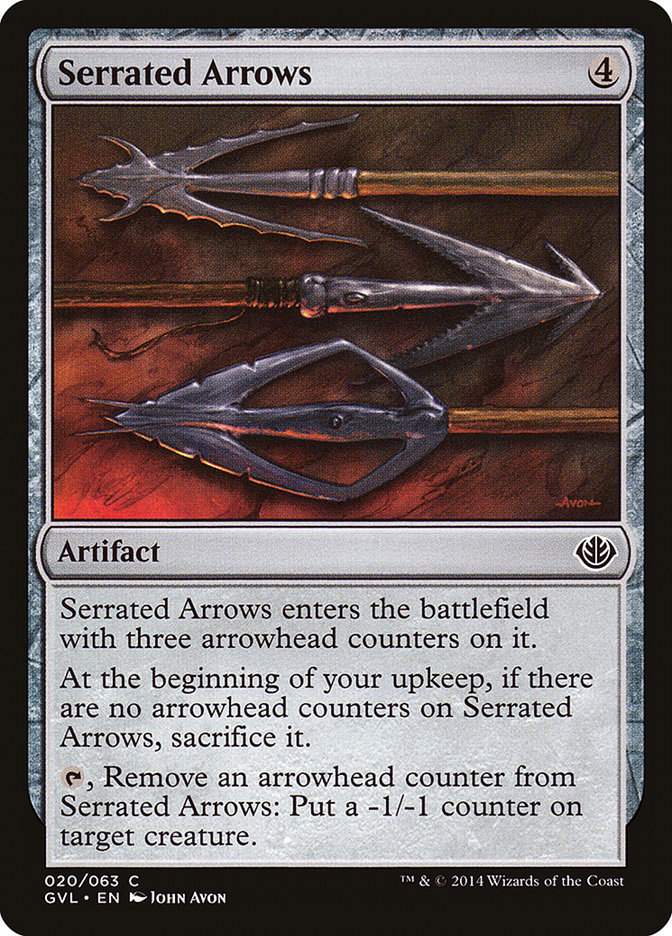 Serrated Arrows (Garruk vs. Liliana) [Duel Decks Anthology] | Black Swamp Games