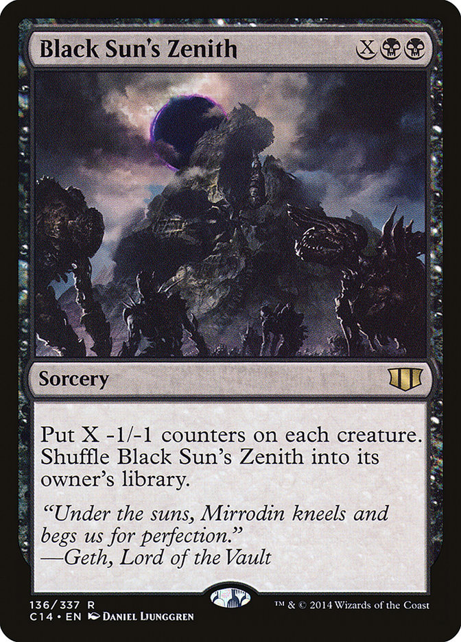 Black Sun's Zenith [Commander 2014] | Black Swamp Games