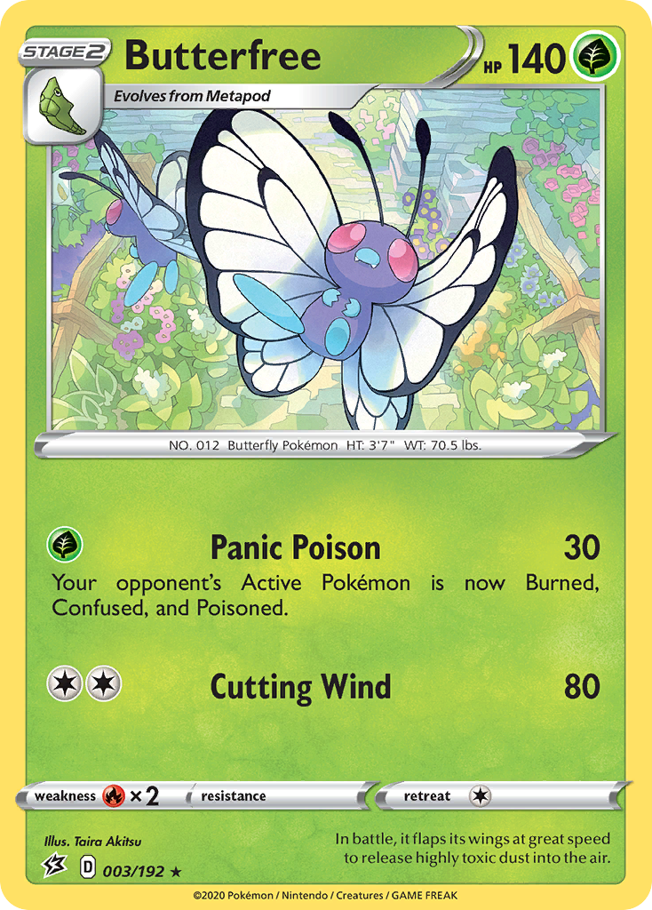 Butterfree (003/192) [Sword & Shield: Rebel Clash] | Black Swamp Games