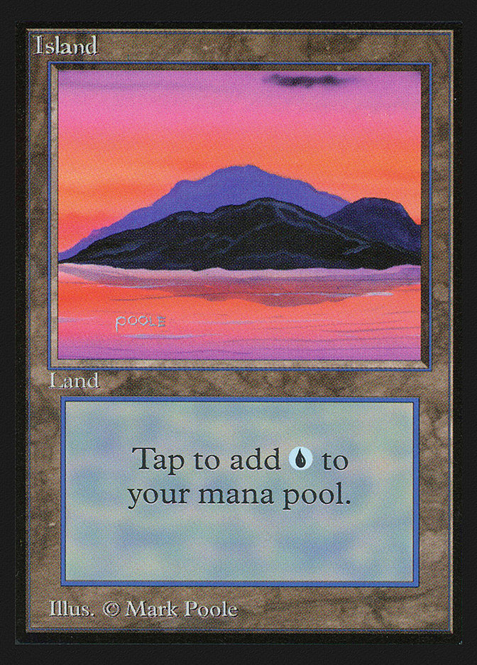 Island (Sunset / Signature on Left) [International Collectors' Edition] | Black Swamp Games