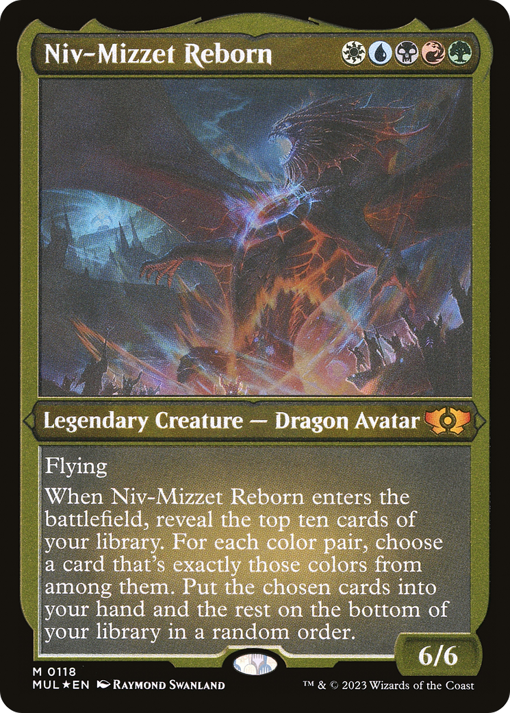 Niv-Mizzet Reborn (Foil Etched) [Multiverse Legends] | Black Swamp Games