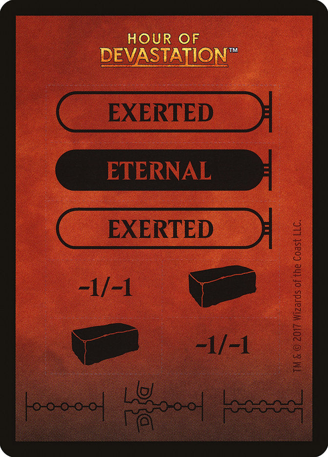Punchcard (With Copyright Symbol) [Hour of Devastation Tokens] | Black Swamp Games