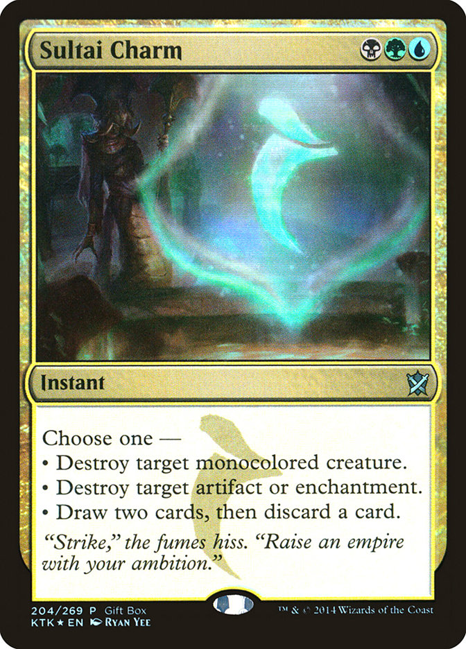 Sultai Charm (Gift Box) [Khans of Tarkir Promos] | Black Swamp Games