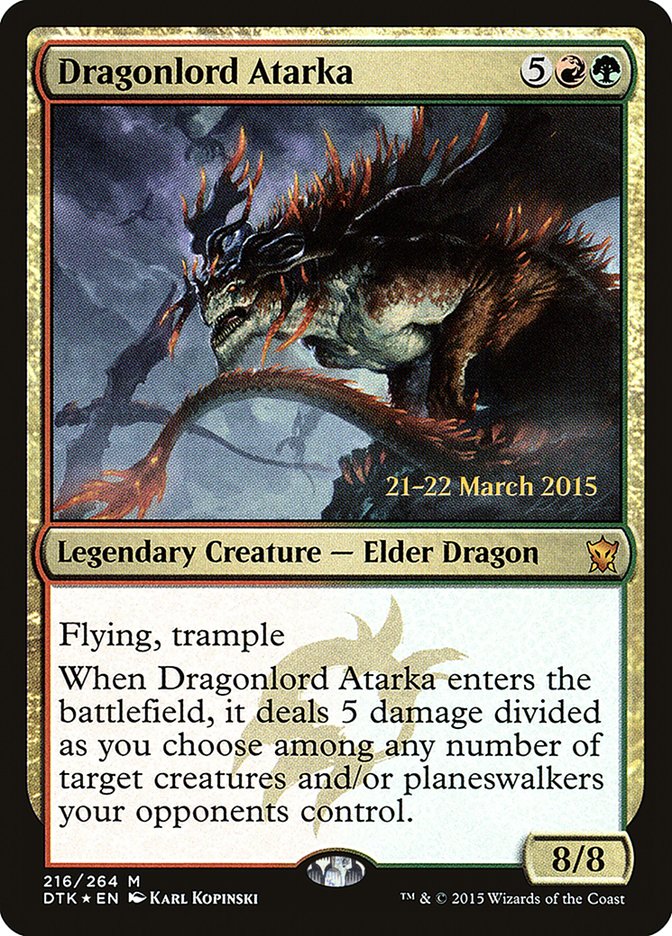 Dragonlord Atarka [Dragons of Tarkir Prerelease Promos] | Black Swamp Games