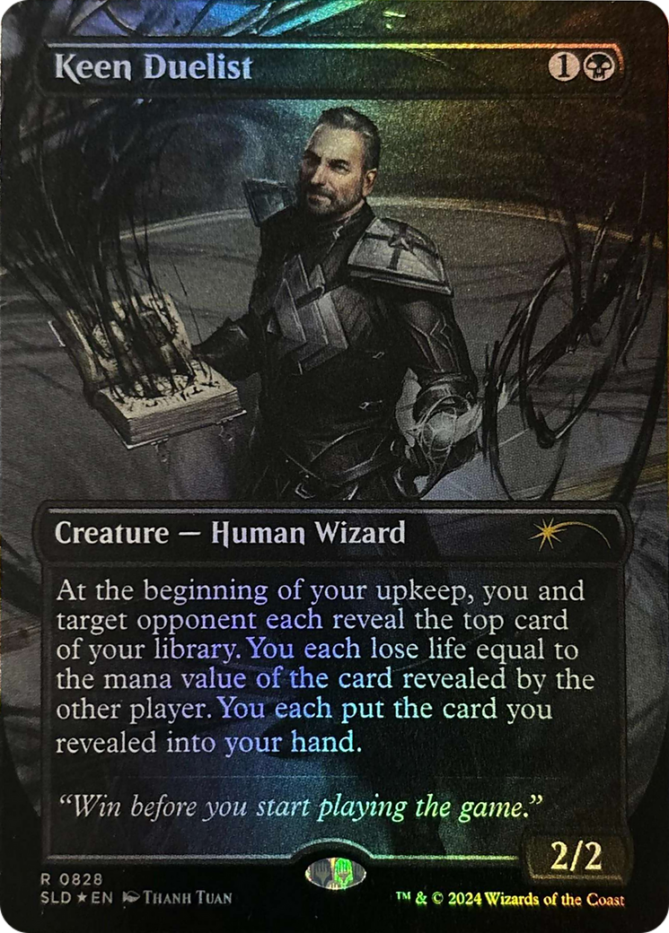 Keen Duelist (Rainbow Foil) [Secret Lair Drop Series] | Black Swamp Games